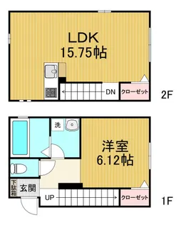ヒルトップハウス【102号室号室】の間取り