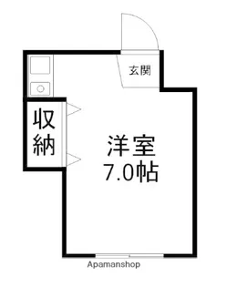 Kハイム【303号室】の間取り