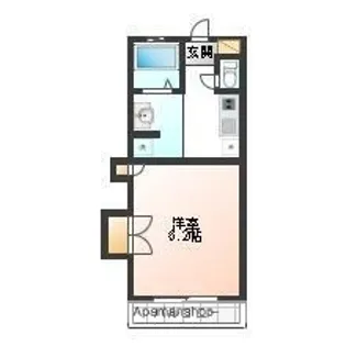 シャルムハイツ【303号室】の間取り