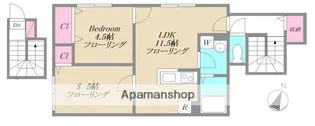 シャノワール【2階】の間取り