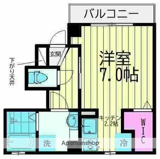 メゾンヤマ二【102号室】の間取り