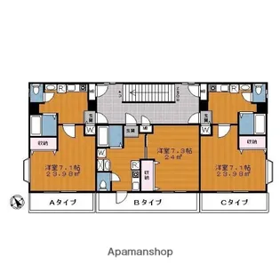 橋正ビル【401号室】の間取り