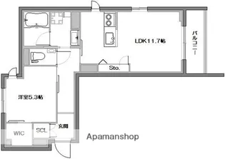 レジェンド【201号室】の間取り