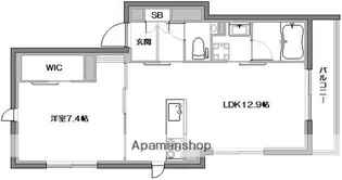 レジェンド【203号室】の間取り