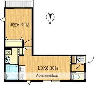 ロータスハウス【3階】の間取り