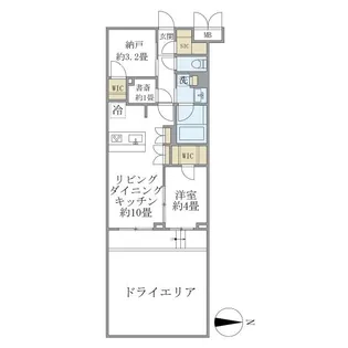 La Perla JiyugaokaⅠ【-1階】の間取り