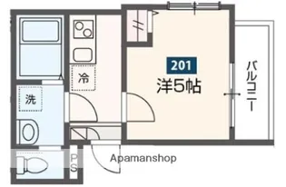 レイズコート羽田【2階】の間取り