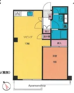 ライオンズマンション大森第2【605号室】の間取り