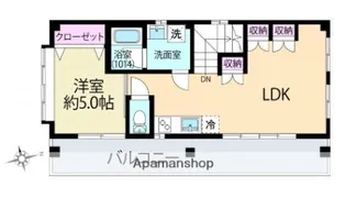CASA MATSUNO【1号室】の間取り