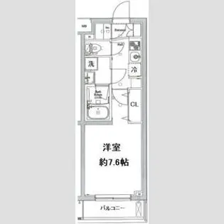 AXAS目黒祐天寺【2階】の間取り