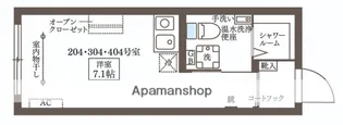 COCOCUBE大井町Ⅱ【4階】の間取り