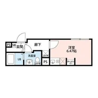 PRIME大崎【1階】の間取り