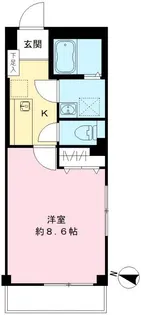 コート.ライラック【305号室号室】の間取り