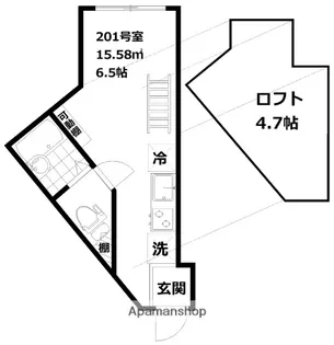 インベスト大井町18【2階】の間取り