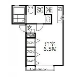 グランメゾン目黒本町【201号室】の間取り