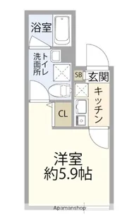 プティレスト平和島【2階】の間取り