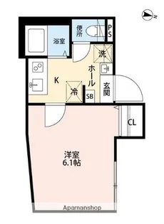 グランクオール久が原【1階】の間取り