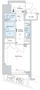 エクシム荏原中延【6階】の間取り