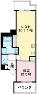 SOLACIO戸越【401号室号室】の間取り
