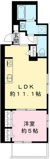 SOLACIO戸越【303号室号室】の間取り