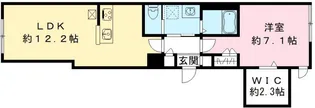 SOLACIO戸越【101号室号室】の間取り