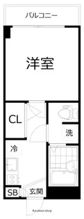 HERO殿山【2階】の間取り