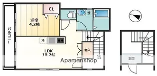 AY RESIDENCE【3階】の間取り