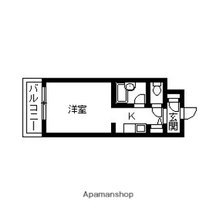 ルーブル西大井【3階】の間取り