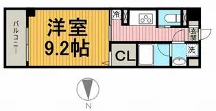 ヴィラエクセル【5階】の間取り