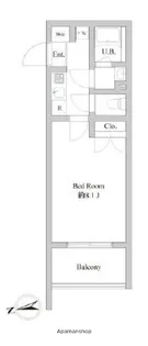 東京都北区田端3丁目【マンション】の間取り