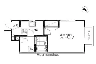 東京都荒川区町屋4丁目【アパート】の間取り