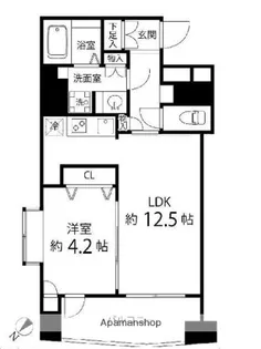 東京都文京区本駒込2丁目【マンション】の間取り