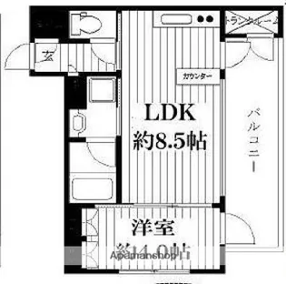 東京都豊島区北大塚1丁目【マンション】の間取り