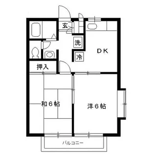 東京都練馬区三原台1丁目【アパート】の間取り