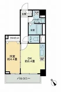 グランディール田端【4階】の間取り