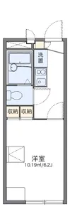 レオパレスサニー【1階】の間取り