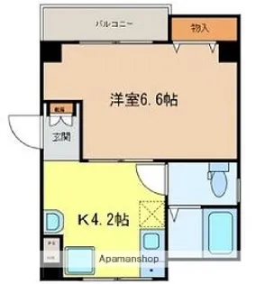 東京都荒川区西日暮里6丁目【マンション】の間取り