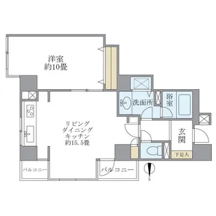 ノースウエストヒル【7階】の間取り