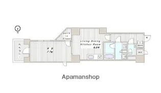 東京都千代田区外神田2丁目【マンション】の間取り
