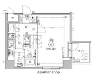 東京都北区滝野川7丁目【マンション】の間取り
