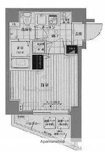 ヴァレッシア椎名町駅前シティ【3階】の間取り