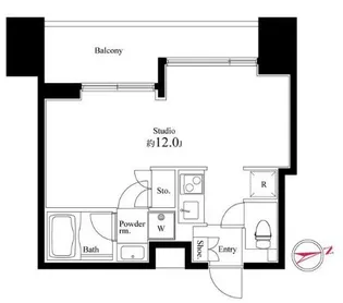 スクエアガーデン池袋【9階】の間取り