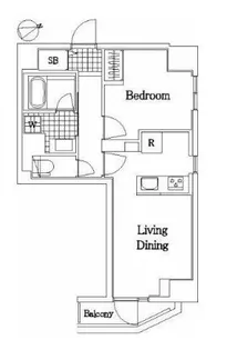 ザ・レジデンス・オブ・トーキョーC18【9階】の間取り