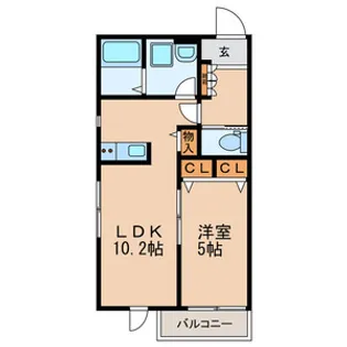 メゾン ボヌール【3階】の間取り