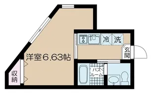 Bキャッスル上板橋【1階】の間取り