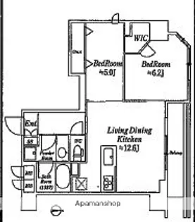 東京都板橋区志村1丁目【マンション】の間取り
