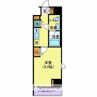 東京都北区赤羽1丁目【マンション】の間取り
