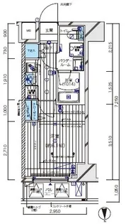 メインステージ北千住Ⅴ【3階】の間取り