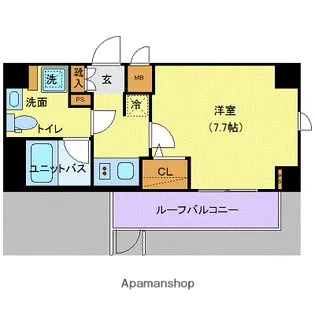 メイクスデザイン板橋区役所前【8階】の間取り