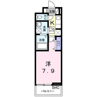 BELLE FLEUR【1階】の間取り